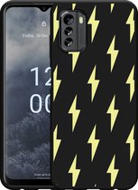 Cazy Hoesje Zwart geschikt voor Nokia G60 Lightning