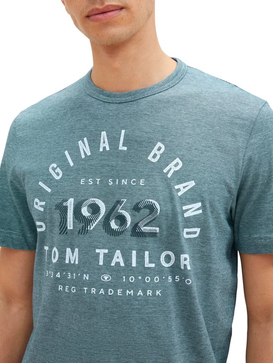 Tom Tailor T-shirt à manches courtes - 1035549 Petrol (Taille: XXXL)