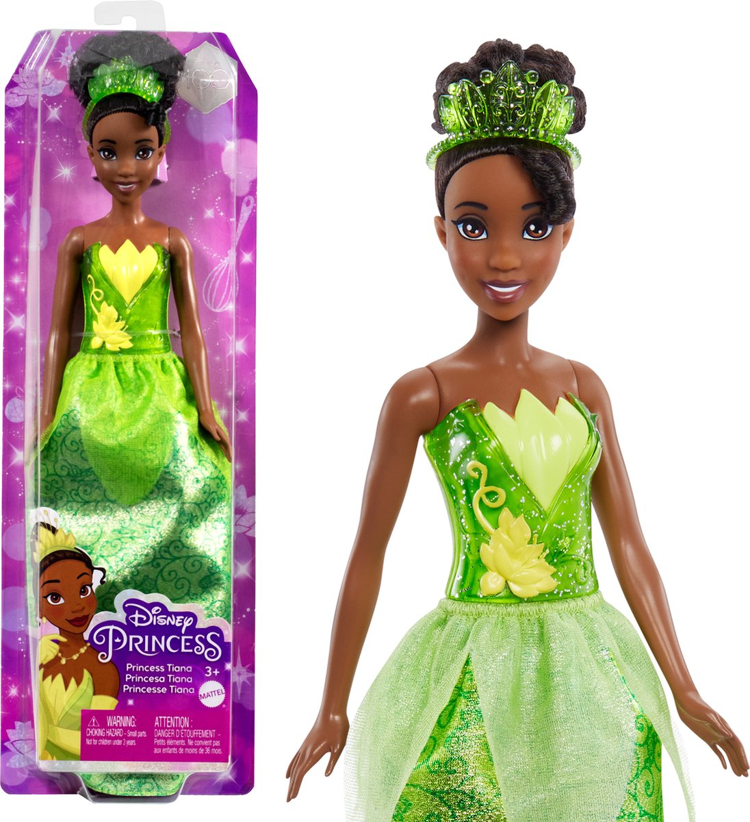 Disney Princess - Prinsessen pop - Tiana uit De Prinses en de Kikker — afbeelding 16
