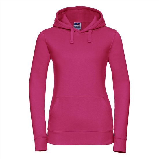 Russell - Authentic Hoodie Dames - Roze - S