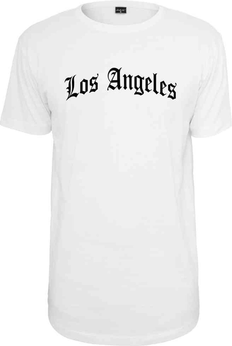 Mister Tee Heren Tshirt -S- Los Angeles Wording Zwart