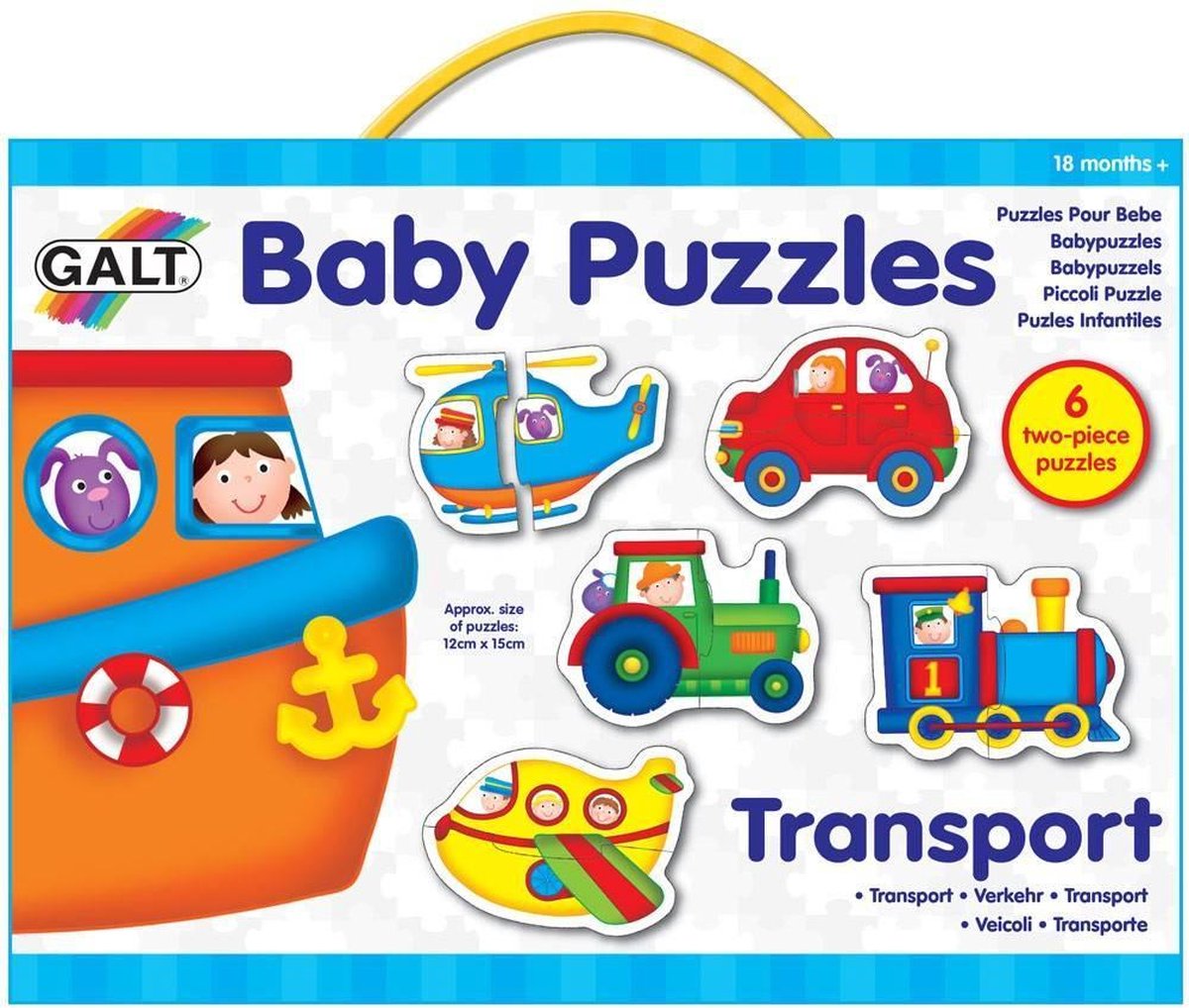 browser Laatste voor Galt Babypuzzels Transport 15 X 12 Cm 12 Stukjes | bol.com