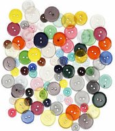 Knopen mix - Diverse Kleuren - 200 stuks