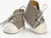 Minikane Grijs-Bruine Kunstleren Sneakers 34 cm