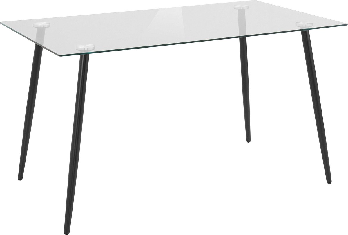 Danny-Eettafel - Glas Transparant