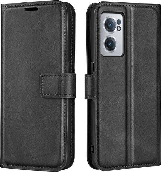Deluxe Book Case - OnePlus Nord CE 2 5G Case - Zwart