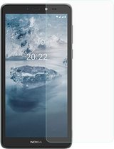 9H Tempered Glass - Geschikt voor Nokia C2 2E Screen Protector - Transparant