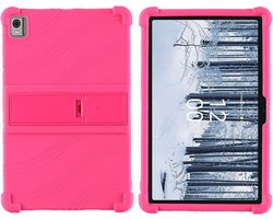 Tablethoes geschikt voor Nokia T21 Hoesje - Heavy Duty Case - Roze