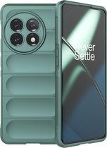 Coverup Hands-On Rugged Back Cover - Geschikt voor OnePlus 11 5G Hoesje - Groen