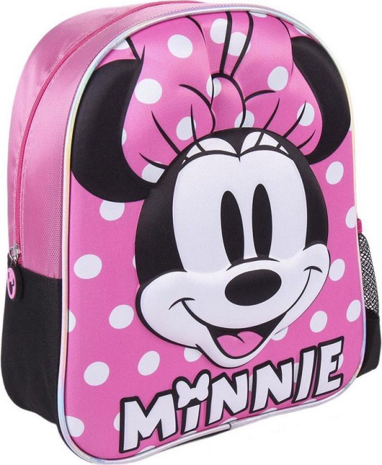 3D Rugzak Schooltas Minnie Mouse Roze 25 x 31 x 10 cm bol