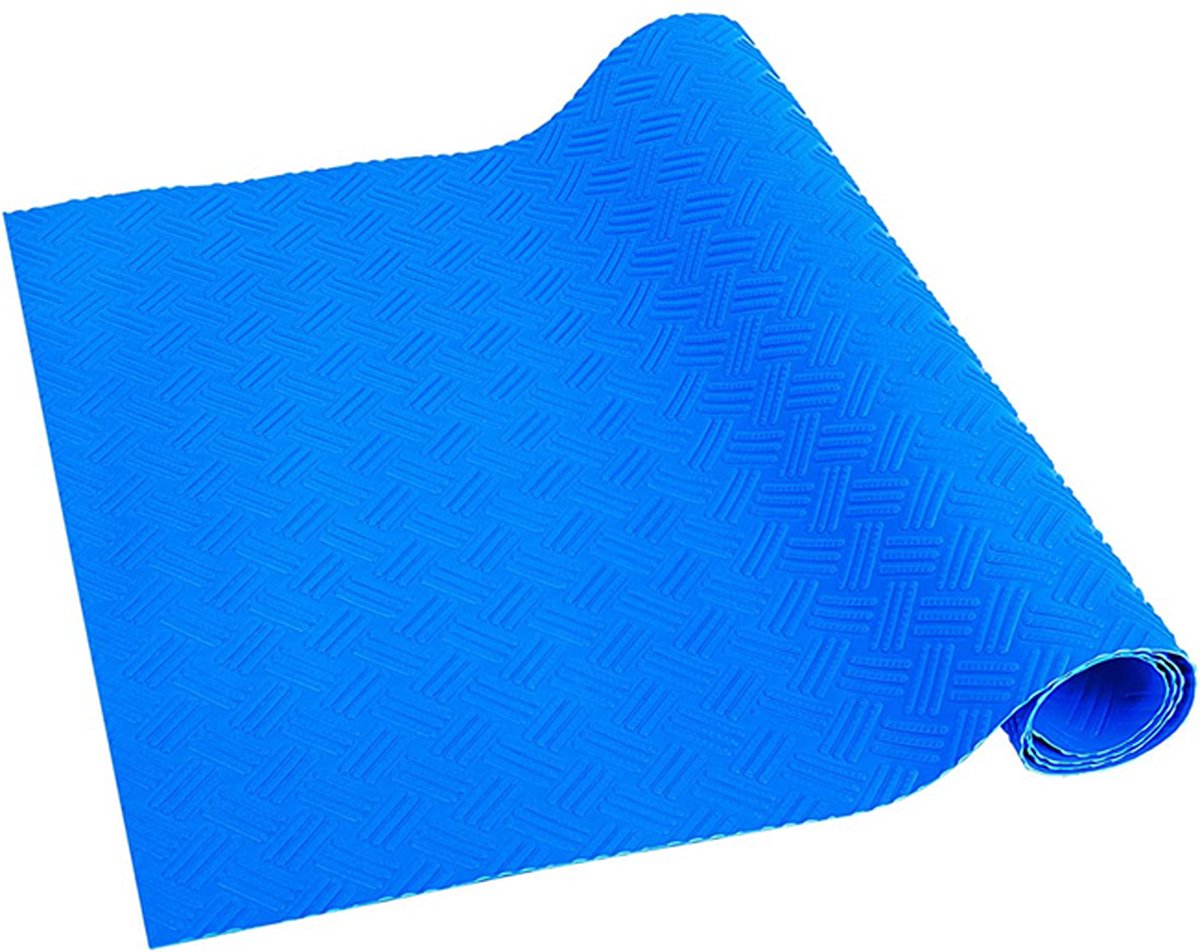 Zwembadladder mat anti slip 90cm blauw zwembad plakker zwembad