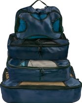 Packing Cubes Backpack - Koffer Organizer Set - 4 Delige Set - Voor Koffer en Backpack - Donkerblauw