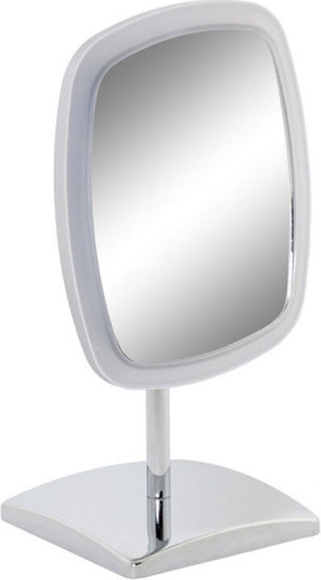 Handheld spiegel, 1x 15x vergrotende make-upspiegel met handvat - Martvex dubbelzijdige handspiegel met 1x15x vergroting en opvouwbaar handvat, draagbare reismake-up handspiegel voor dames (legergroen