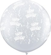 Qualatex - Ballonnen Happy Birthday (2 stuks)