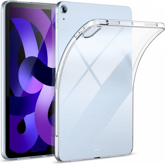 ESR Zero - Dunne Tablethoes geschikt voor Apple iPad Air 4/5 Hoes Flexibel TPU Backcover - Transparant
