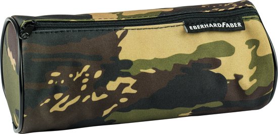 Eberhard Faber etui - Jumbo - Camouflage groen - leeg - EF-577492