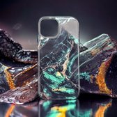 OMAZU premium luxury case iPhone 13 Anti-Shock Case/ Hoesje - hoge kras krasbestendigheid - Kleur Emerald Green