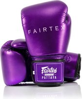 Fairtex (kick)bokshandschoenen Metallic Paars 16oz