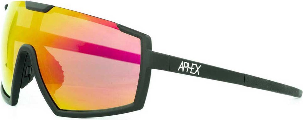 Aphex Iq 2.0 Zonnebril Transparant Polar Gry Red&Blk/CAT3 Pnk UL Silver