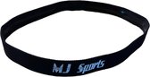 MJ Sports Premium Haarband - Sporthaarband - Elastiek - Hardlopen - Unisex - Zwart