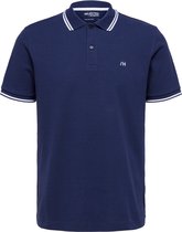 Selected - Polo SS Dante Sport Polo pour Homme - Blauw - Taille S