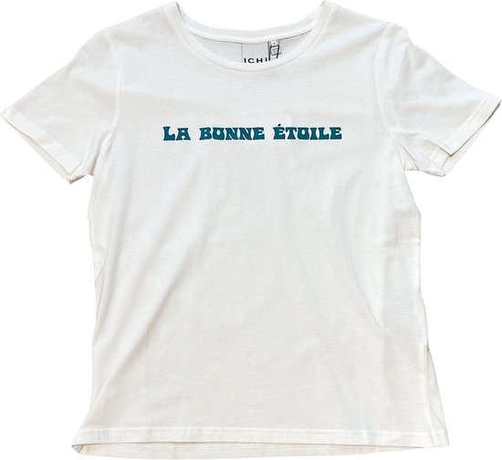 ICHI - T-shirt Femme Camomile Cloud Dancer Wit - Taille XL