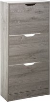 5Five Houten schoenenkast - Grijs