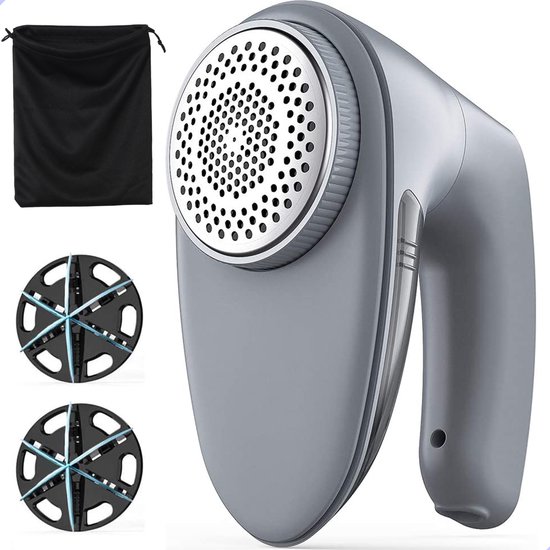 AG180 Elektrische Pluizenverwijderaar - Draadloos - Pluizenverwijderaar - Ontpluizer - Ontpiller - Pluizenroller- Pluizenborstel- Grijs