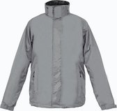 Men's 'Performance C+' Outdoorjas met afneembare capuchon Steel Grey - 4XL