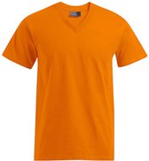 Herenshirt 'Premium V-neck' met korte mouwen Orange - 4XL