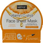 Sence Gezichtsmaskers Vitamin C - 6 stuks - Voordeelverpakking