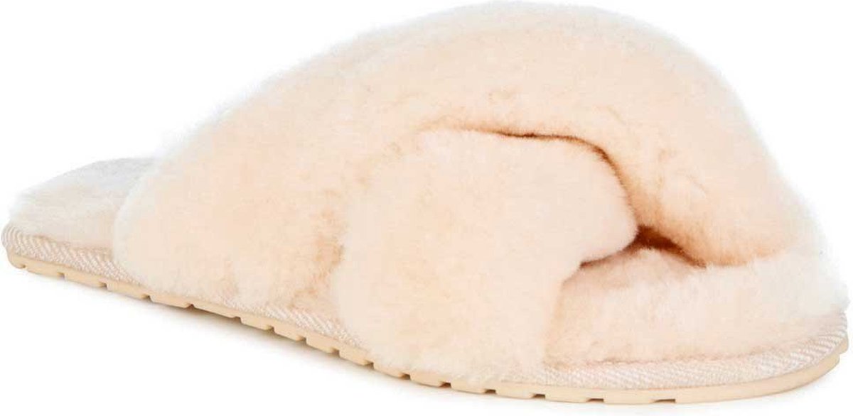 EMU Australia Vrouwen Stoffen   80007413 / Sloffen - Mayberry - Gebroken wit - Maat 39