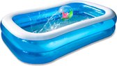 Zwembad Voor de Hele Familie Intex - Blauw en Wit - 211x132x46 cm