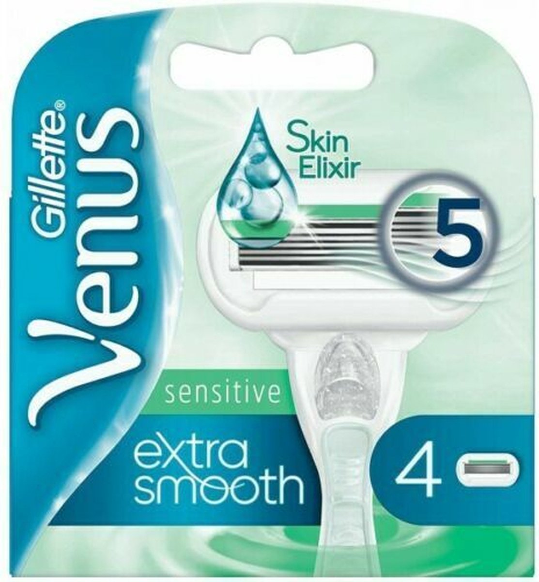 Gillette Venus Sensitive Extra Glad Scheermesjes - 4 Stuks