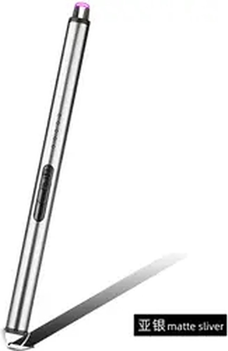 Goedkoopste Elektrische aansteker - Plasma - Windbestendig - Oplaadbaar - Zilver - Barbecue - Kaars- USB - Slot