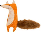 Jack & Vanilla knuffel Revive - Oranje - Vos - speelgoed voor honden - knisperend - gerecycleerde wol - Hondenknuffel - 30 cm