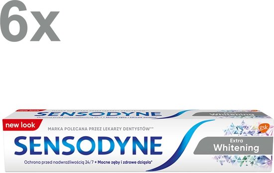 Sensodyne Tandpasta Gentle Whitening 6 X 75 Ml Bol 