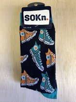 SOKn. Trendy sokken *SNEAKERS* maat 40-46 (ook leuk om kado te geven !)