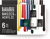 Liquitex Basics Set 6 tubes de 22 ml