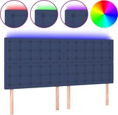 vidaXL-Hoofdbord-LED-200x5x118/128-cm-stof-blauw
