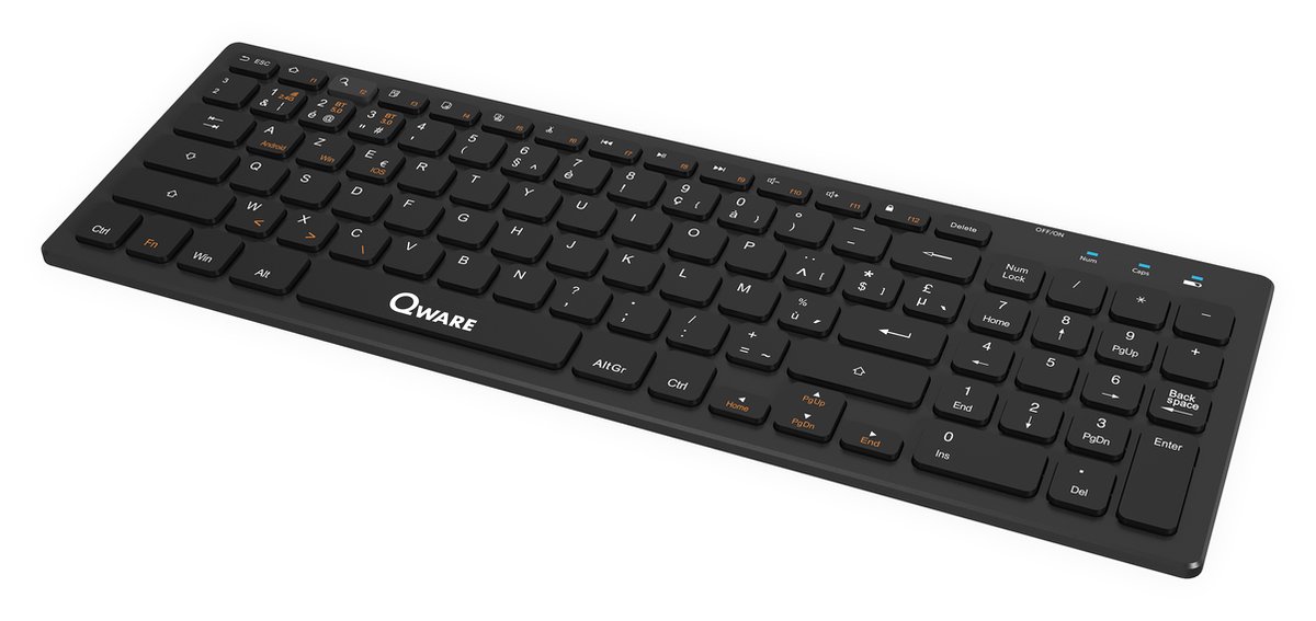 Qware clavier sans fil Swindon, qwerty