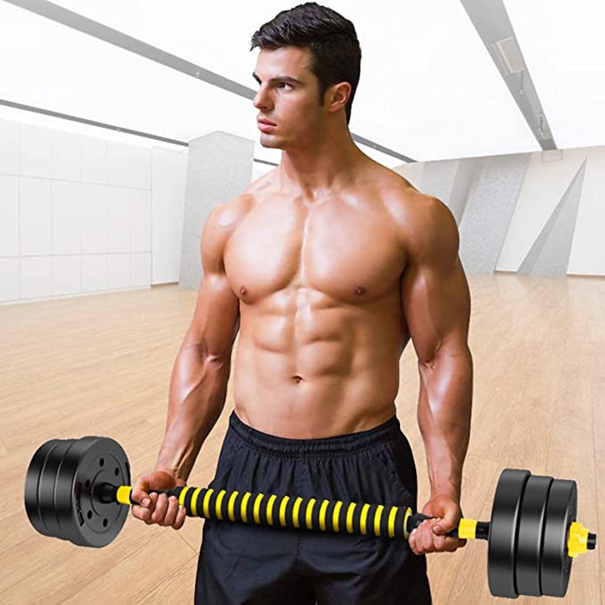 Dumbbell Set / voor heren Dames Workout Fitness Training Gewichtheffen, voor thuisgymnastiek 15 kg – foto 6