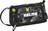 Schoolpennenzak Kelme Jungle Zwart Grijs Limoen 20 x 11 x 8.5 cm