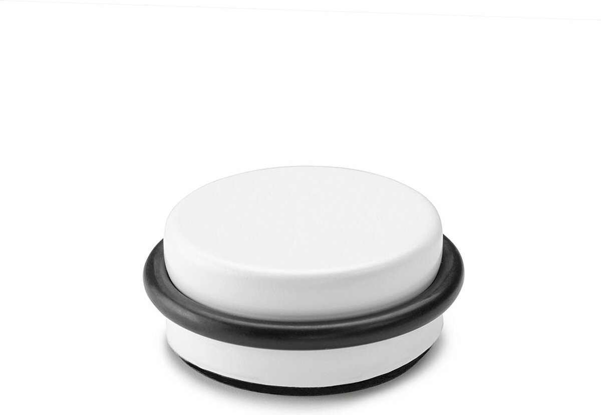 Stopper Inofix Ø 4,6 x 1,8 cm Deuren Sticker Wit