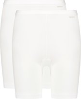 Ten Cate Basics organic cotton stretch long shorts wit 2-pack voor Dames | Maat S