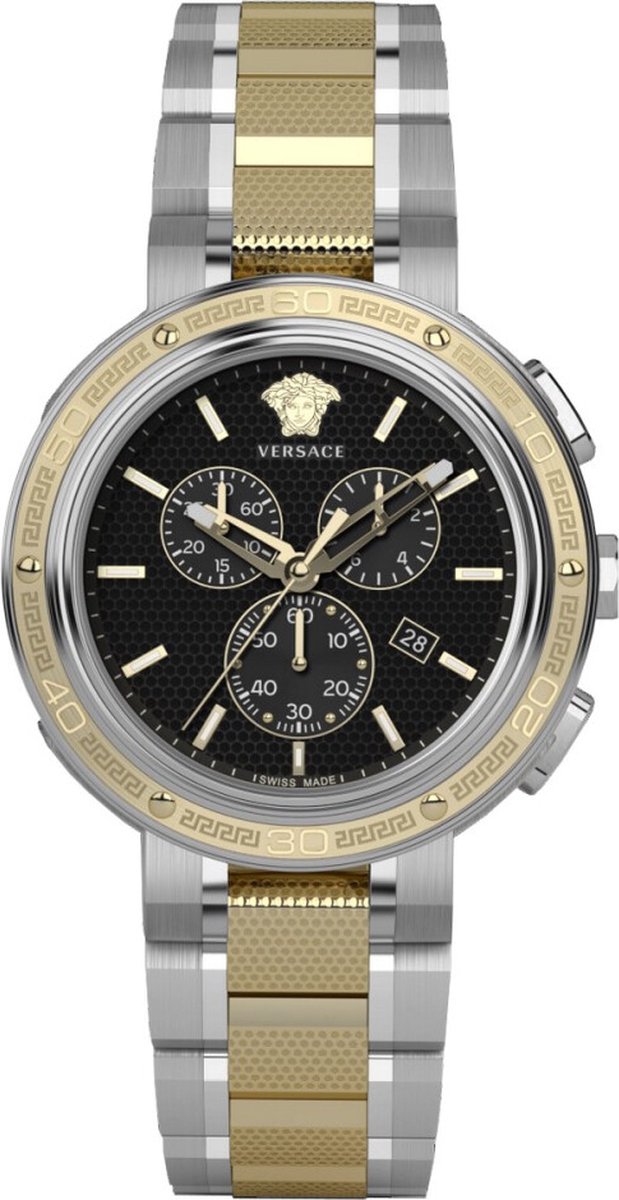 Versace VE2H00421 horloge mannen - Roestvrij Staal - zilver
