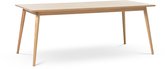 Table à manger extensible en bois Boas naturel - 190 x 90 cm