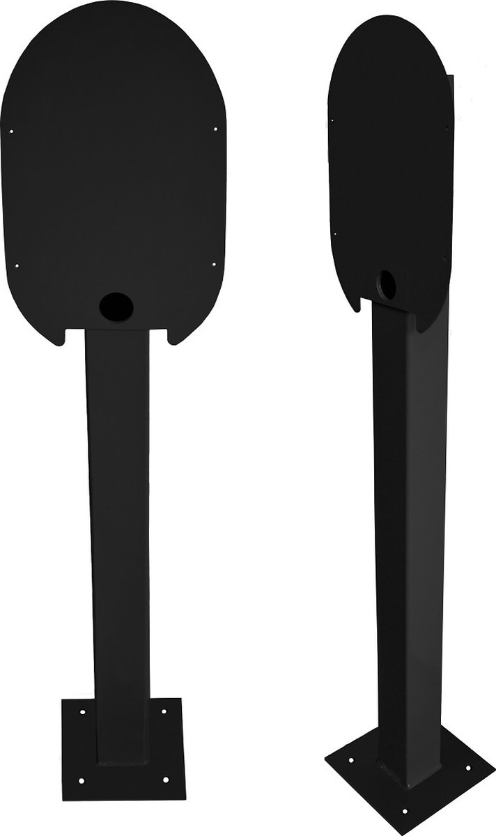 Montagepaal Ratio laadpunt Single - Steel Black
