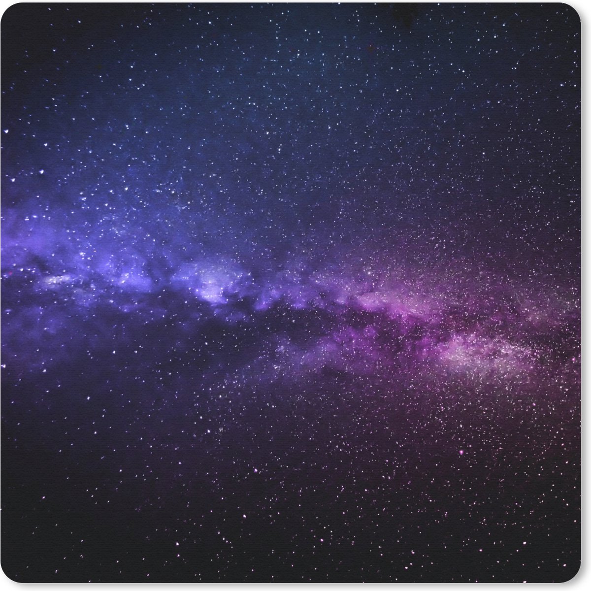 Muismat 30x30 cm - Mousepad Sterrenhemel - Nacht - Ruimte - Muismatten