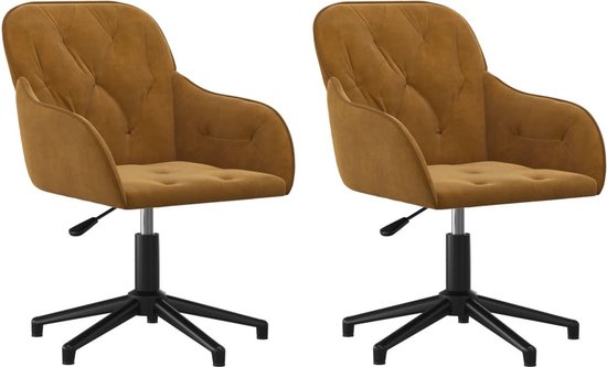 Eetkamerstoel fluweel bruin | Retourdeal 33% Korting - Stoelen